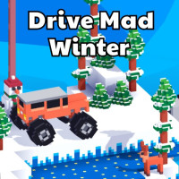 Drive Mad Winter is a winter-themed driving game that challenges your skills as you navigate a monster truck through obstacles to complete unique levels.