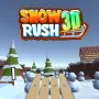 Snow Rush 3D is an exciting sports game that challenges your speed and reflexes as you surf on a snowboard exploring endless snowy mountains.