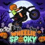 Wheelie Spooky is a spooky balance game where players ride through eerie tracks, control their wheelies, avoid obstacles, and test their timing on challenging routes.