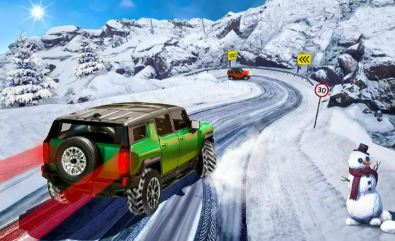 SUV Snow Driving 3d